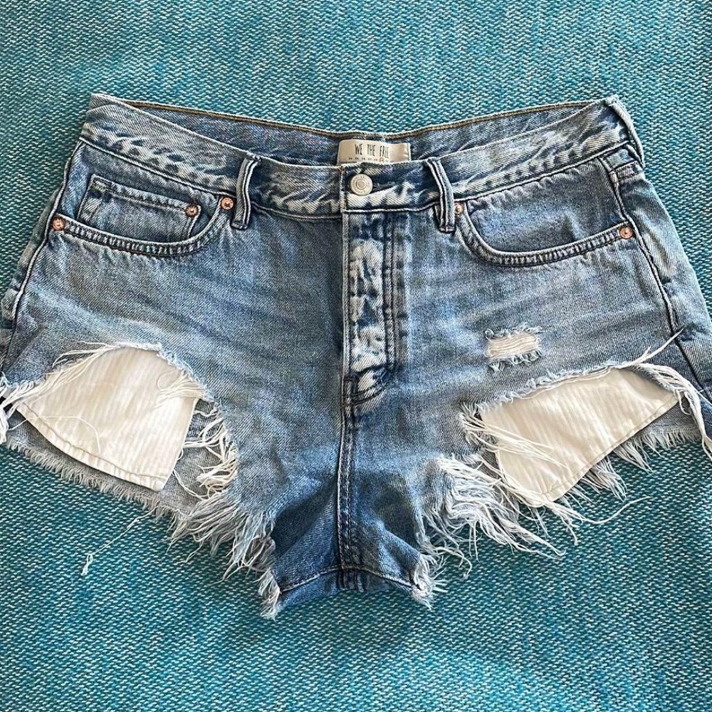 Free People Jean Shorts